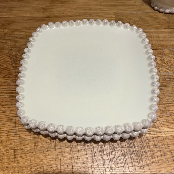 Southern Living Villa Cream Salad Plates Set of 2 - Picture 1 of 3